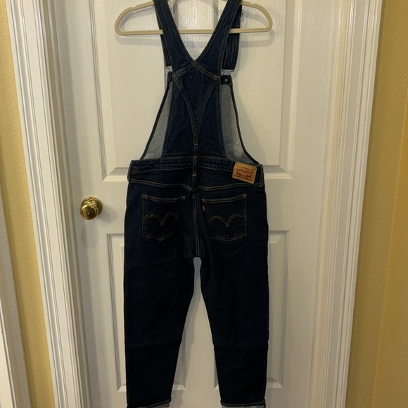 Levi’s Dark Wash Overalls Size M Excellent Used Condition - Picture 5 of 9